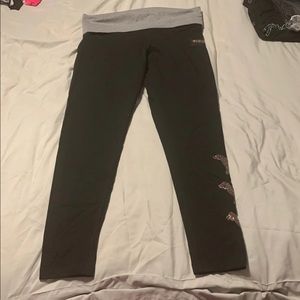 VS PiNK rose gold dog leggings